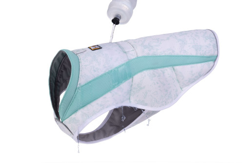 chaleco capa Ruffwear Swamp Cooler™ Verde enfriamiento, refleja la radiación solar máxima cubrición toma 11