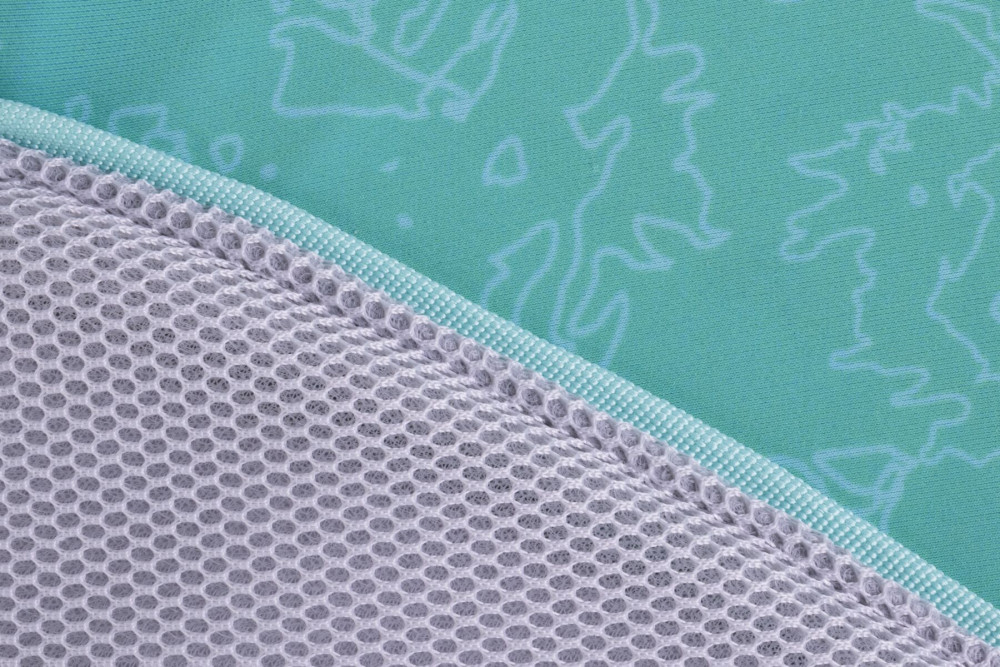 chaleco capa enfriamiento para perros Ruffwear Swamp Cooler Zip Turquesa refleja rdiación sol con alta cubrición toma 6