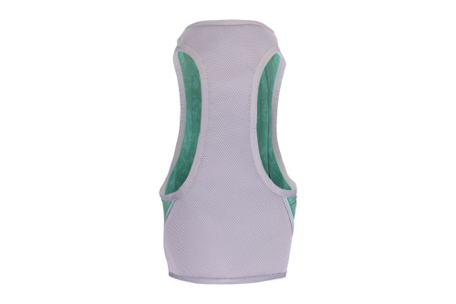 chaleco capa enfriamiento para perros Ruffwear Swamp Cooler Zip Turquesa refleja rdiación sol con alta cubrición toma 4