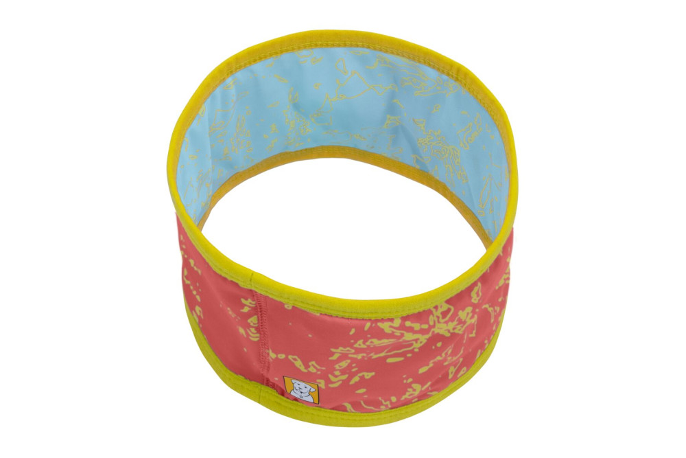 collar polaina Ruffwear Swamp Cooler™ Salmón aporta al perro un enfriamiento por evaporación del agua toma 2