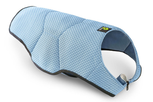 chaleco capa Eqdog COOL DOG aporta al perro un enfriamiento por evaporación del agua, altas prestaciones toma 1