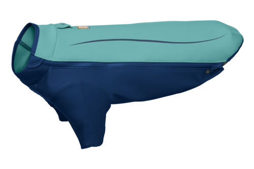 traje neopreno para perros de protección para el agua Ruffwear UNDERCOAT™ Turquesa aporta calor al perro toma 3