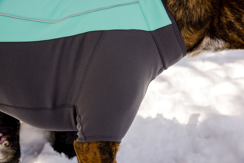 traje neopreno para perros de protección para el agua Ruffwear UNDERCOAT™ Turquesa aporta calor al perro toma 10