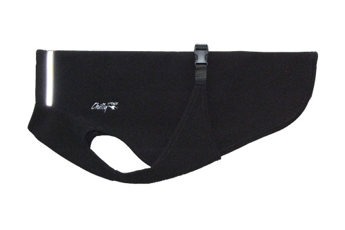 Abrigo polar para perros Chilly SWEATER Negro. Protección contra el frío, viento, agua, lluvia, nieve. toma 1