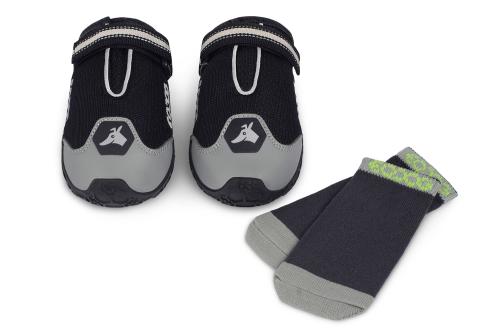 botas zapatos para perros 4 Seasons™ gris Eqdog todo en uno para cualquier superficie. Cómodas, alta duración. toma 4