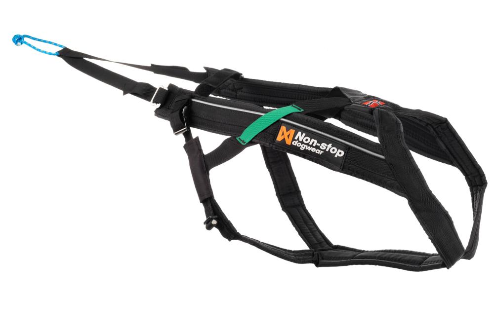 arnés para perros FreeMotion de Non-Stop para canicross, bikejoring, bicicleta. cintas regulables. toma 1
