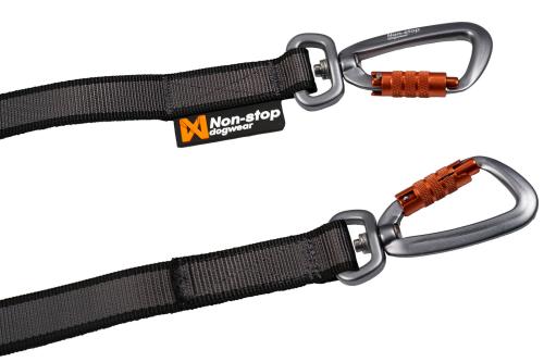 Acoplador correa dos perros Non-Stop con mosquetones duraluminio 2