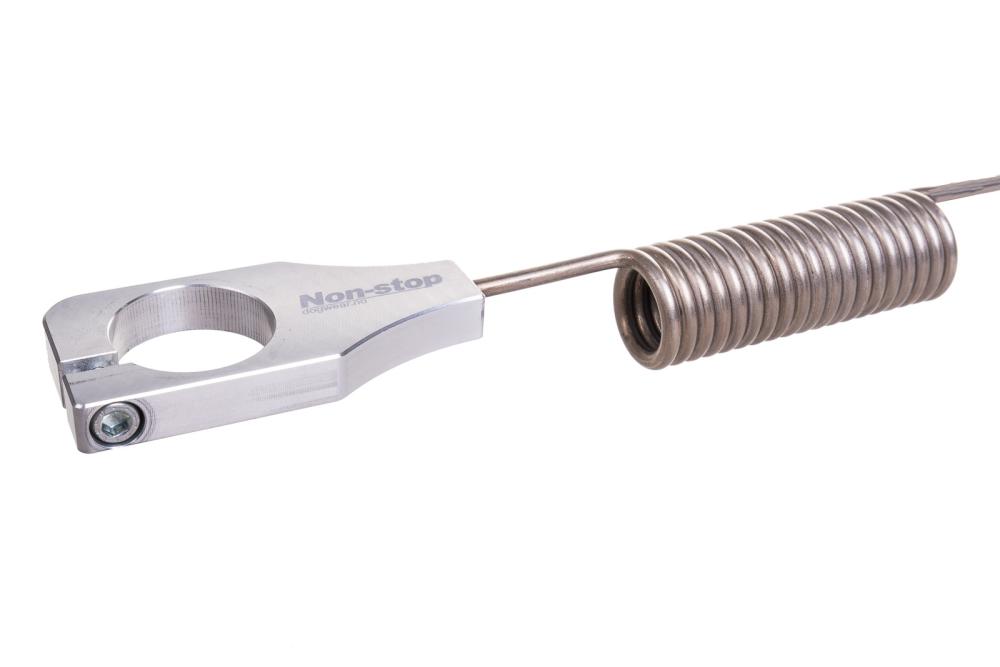 Soporte acoplador BIKE ANTENNA Non-Stop para bicicleta y patinete. Para que correa no se enrede en la rueda. Bikejoring. toma 2