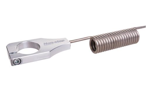 Soporte acoplador BIKE ANTENNA Non-Stop para bicicleta y patinete. Para que correa no se enrede en la rueda. Bikejoring. toma 2