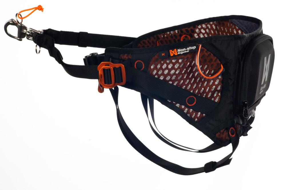 cinturón para skijoring y canicross Loype Non-Stop ligero. Cinturón con materiales técnicos. toma 3