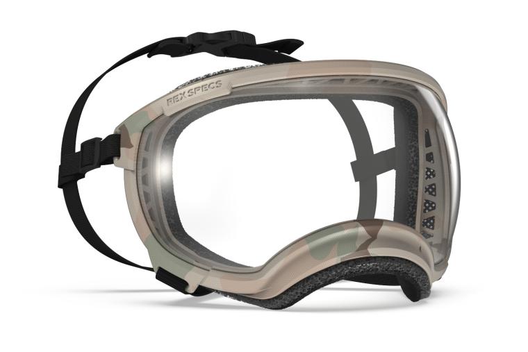 Gafas para perros REX SPECS V2 Camo para partículas, sol, problemas oculares. Indicadas para cualquier