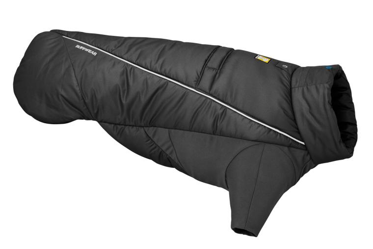 abrigo para perros Ruffwear FURNESS™ Negro. Ultra caliente y de alta cubrición. Ideal para frío intenso, nieve... toma 3