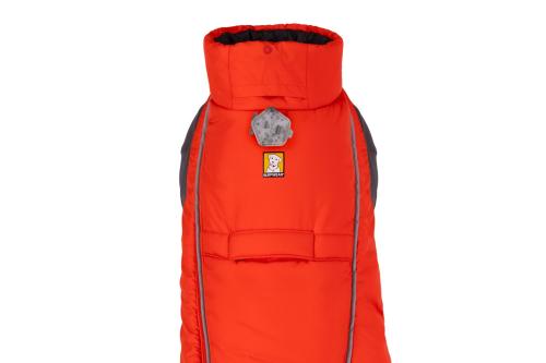 abrigo para perros Ruffwear FURNESS™ Rojo. Ultra caliente y de alta cubrición. Ideal para frío intenso, nieve... toma 8