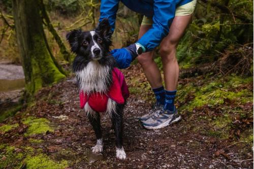 chubasquero para perros Ruffwear SUN SHOWER™ Rosa . Ultra protección a la lluvia incluso más intensa 13