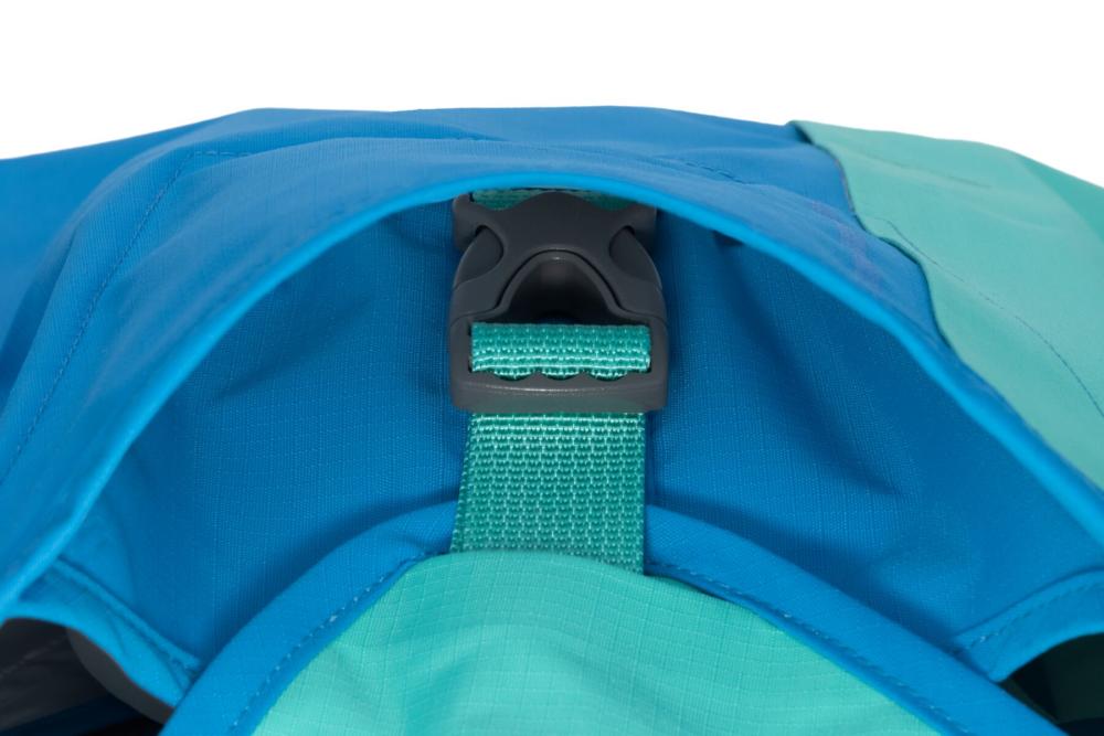 cubasquero para perros Ruffwear SUN SHOWER™ Azul claro . Ultra protección a la lluvia incluso más intensa 9