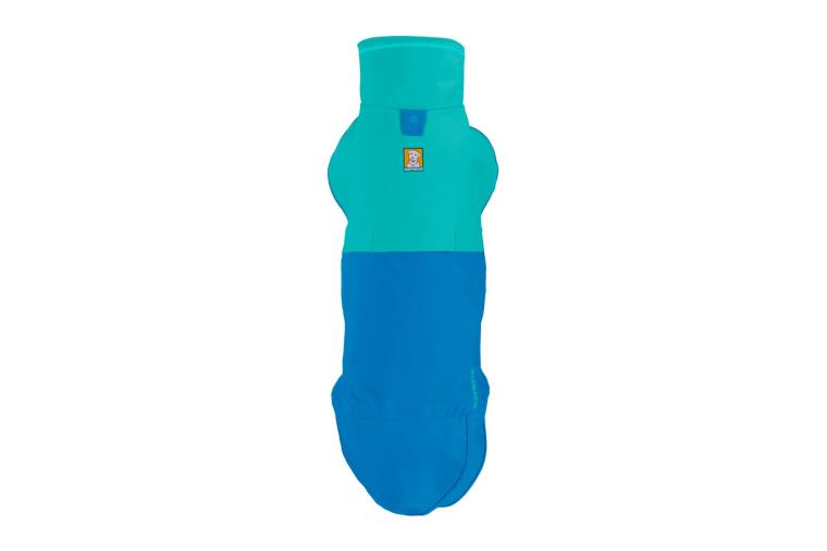 cubasquero para perros Ruffwear SUN SHOWER™ Azul claro . Ultra protección a la lluvia incluso más intensa 1 2