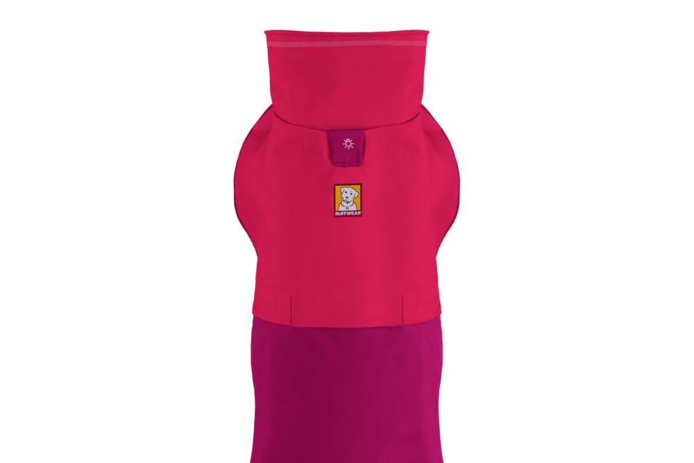 chubasquero para perros Ruffwear SUN SHOWER™ Rosa . Ultra protección a la lluvia incluso más intensa 5
