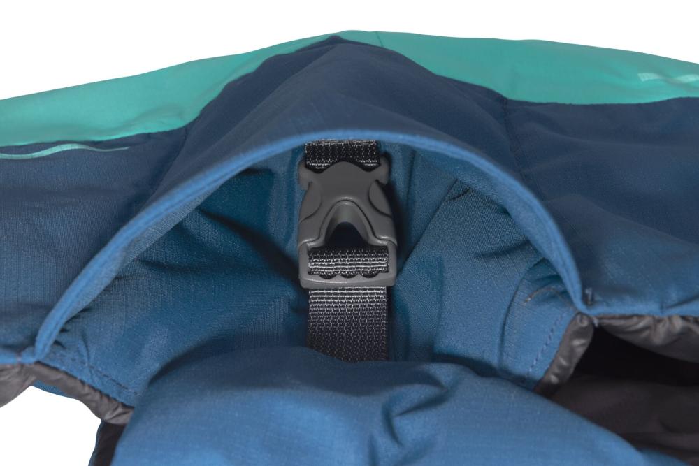 abrigo para perros Ruffwear VERT™ Azul Turquesa. Ultra caliente y de alta cubrición. Ideal para frío intenso, nieve... toma 9