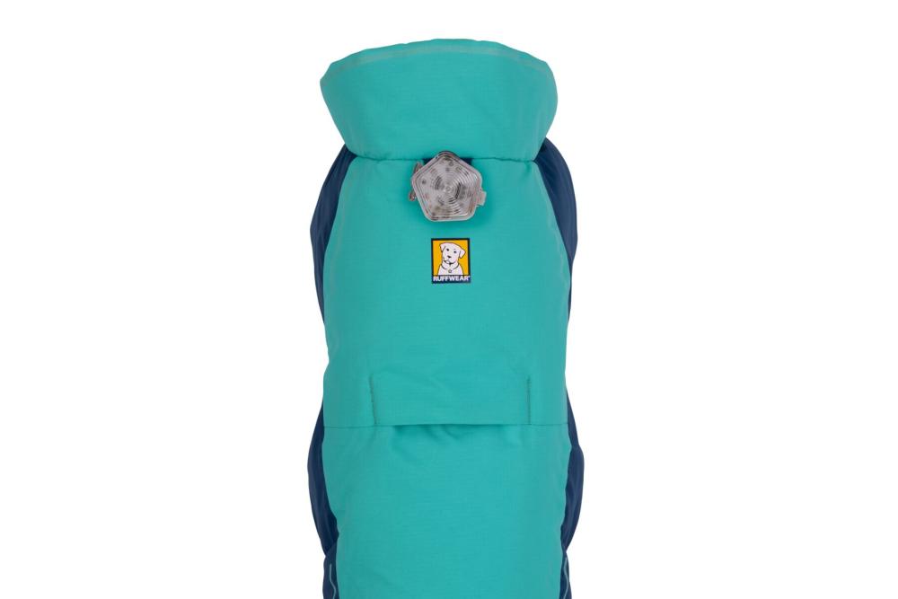 abrigo para perros Ruffwear VERT™ Azul Turquesa. Ultra caliente y de alta cubrición. Ideal para frío intenso, nieve... toma 6