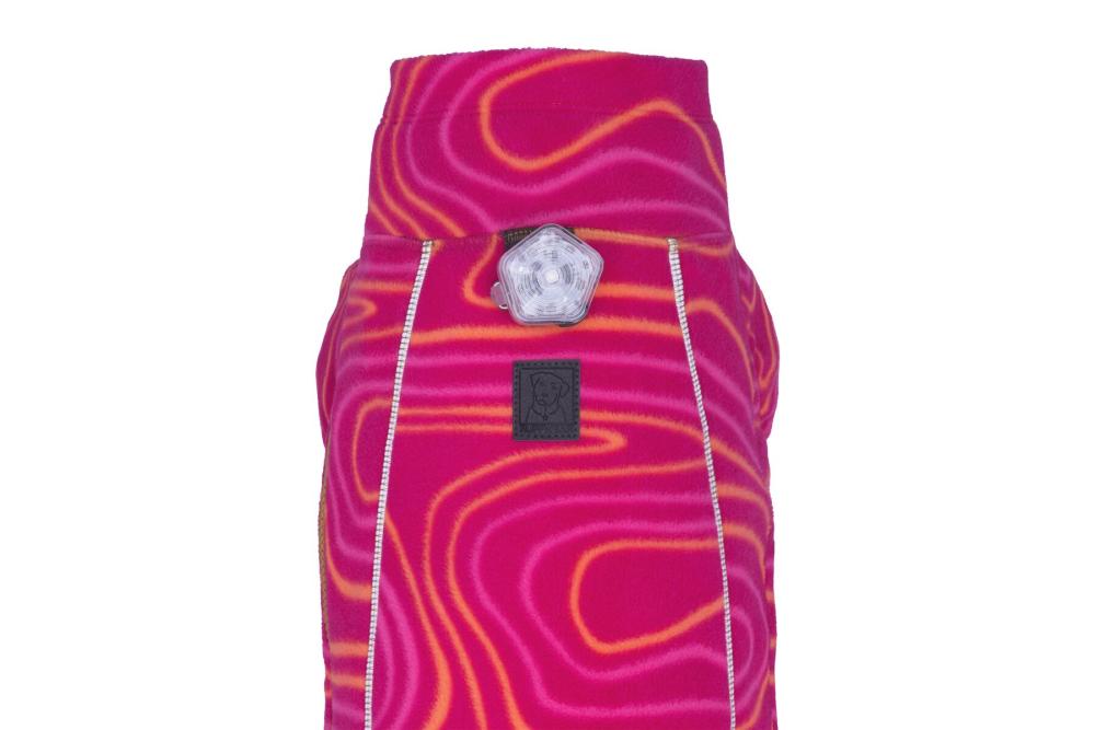 abrigo para perros Ruffwear CLIMATE CHANGER™ rosa Strata. Forro polar ultra caliente . Frío intenso, nieve... 4