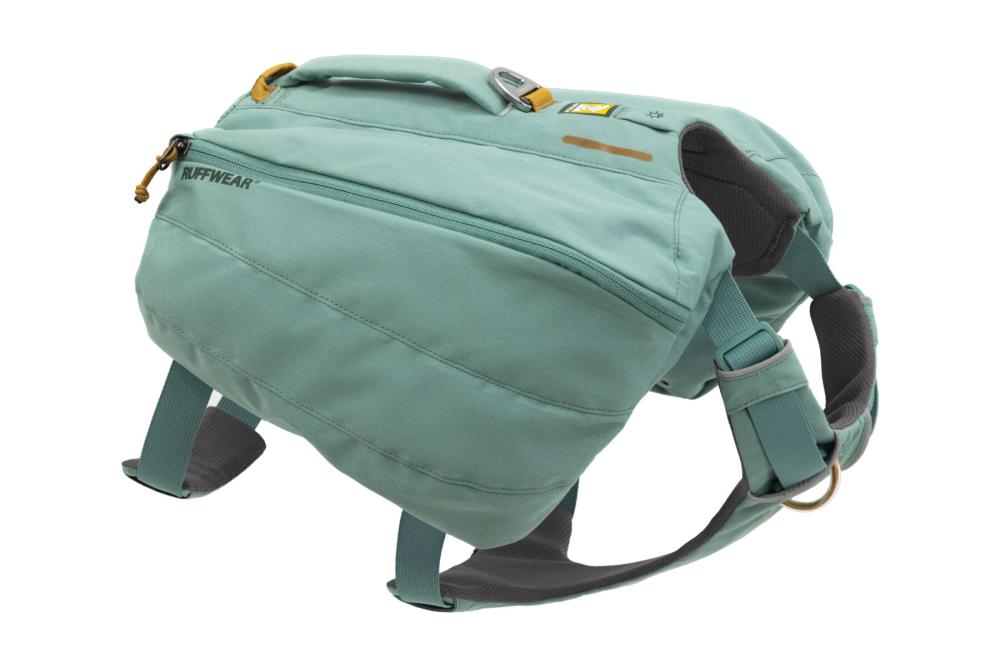 mochila alforja para perros Ruffwear Front Range™ color verde river - 1