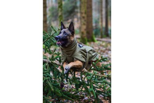 Abrigo para perros Non-Stop Glacier WD. Perros de trabajo. Ejemplo con perro 4