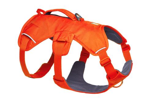 Arnés para perros Ruffwear Web Master™ de apoyo multiuso. Naranja Neón 1