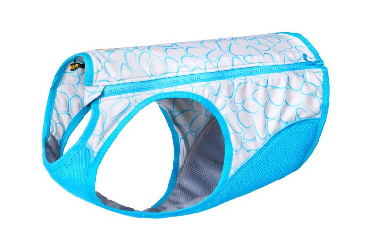 Chaleco capa enfriamiento para perros Ruffwear Swamp Cooler Zip Azul. Producto 1 2