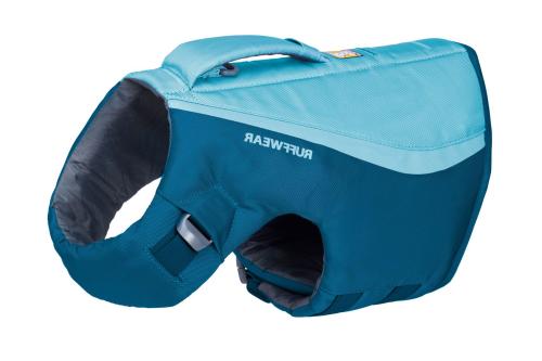Chaleco salvavidas para perros Ruffwear Float Coat™ azul Deep.  Imagen 1