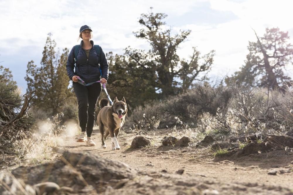 correa reflectante regulable  para perros Crag EX™ Ruffwear. ejemplo 4