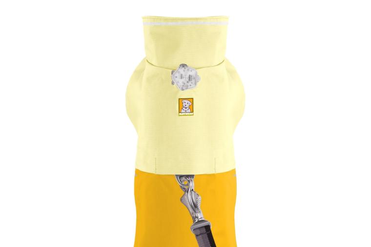 Chubasquero para perros Ruffwear SUN SHOWER™ Amarillo. Ultra protección a la lluvia. Imagen 1 2