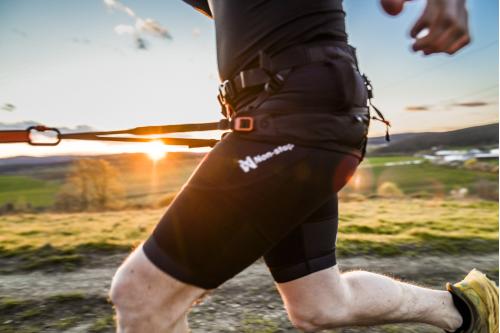 Cinturón para canicross CANIX BELT 2.0 Non-Stop, Escelente distribución de la fuerza del perro. Ejemplo 2