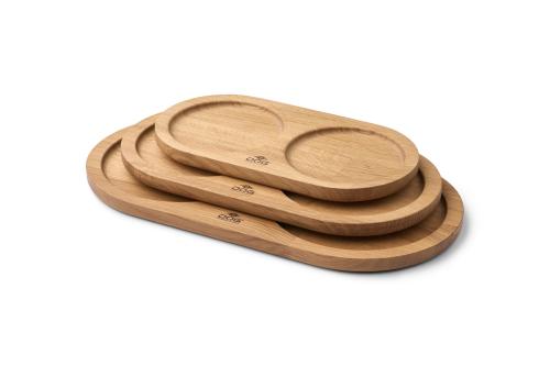 Comedero doble para perros Kronborg de DOG Copenhagen. Cerámica porcelana . Conjunto