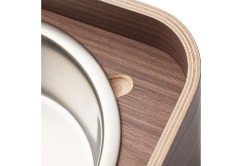 Comedero doble para perros Skagen de DOG Copenhagen. Nogal 5