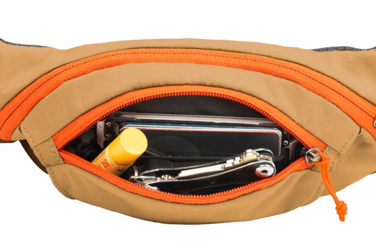 Riñonera para perros Home Trail™ de Ruffwear práctica para llevar accesorios, premios. Marrón 1 2