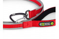 correa para perros Reflective Leash™ Eqdog resistente mosquetón de duraluminio con cierre de seguridad. rojo 2