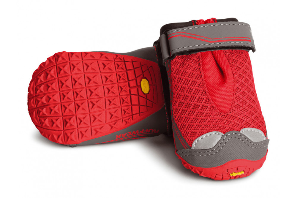 botas zapatos para perros Grip Trex™ rojo Ruffwear protección todo terreno para tu perro. suela Vibram de alto agarre toma 1