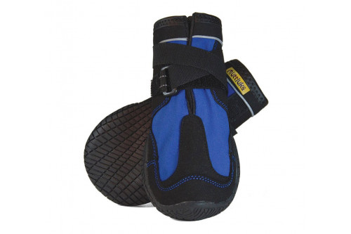 botas zapatos para perros SNOW MUSHER nieve invierno azul Muttluks, protección y duración de la suela de goma toma 2
