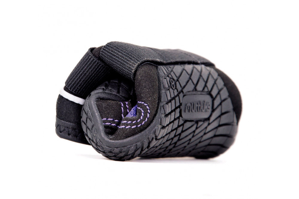 botas zapatos para perros SNOW MUSHER nieve invierno gris Muttluks, protección y duración de la suela de goma toma 4