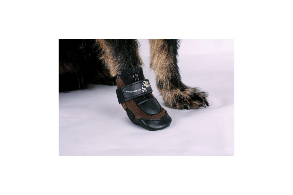 Bota, botines, zapatillas para perros uso interior, evitar resbalar, patinar, ayuda movimiento, evitar ruidos, protección toma 2