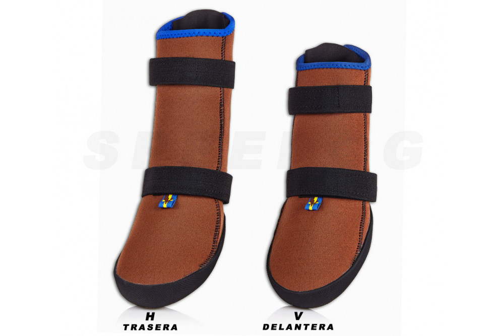 botas zapatos para perros SKO delantera para protección de heridas de patas plantares y usar con vendaje. toma 3