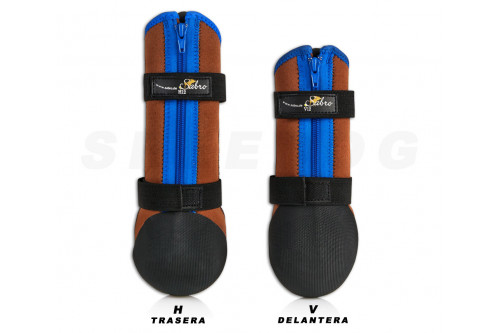 botas zapatos para perros SKO delantera para protección de heridas de patas plantares y usar con vendaje. toma 4