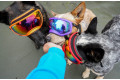 Gafas para perros REX SPECS blue. Protección de los ojos  a rayos UV, partículas,  traumatismos oculares, plasmoma. toma 16