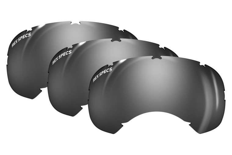 Recambio lentes plata para gafas Rex Specs. Protección ojos de los perros rayos UV, traumatismos oculares toma 1 2