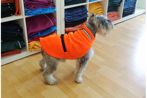 Abrigo polar para perros Chilly SWEATER Negro. Protección contra el frío, viento, agua, lluvia, nieve. toma 10