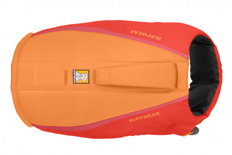 chaleco salvavidas para perros Ruffwear Float Coat™ rojo más flotación y seguridad. rafting, kayak, surfing, paddle. toma 1 2