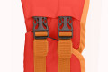 chaleco salvavidas para perros Ruffwear Float Coat™ rojo más flotación y seguridad. rafting, kayak, surfing, paddle. toma 5