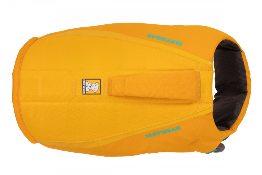 chaleco salvavidas para perros Ruffwear Float Coat™ naranja más flotación y seguridad. rafting, kayak, surfing, paddle. toma 4