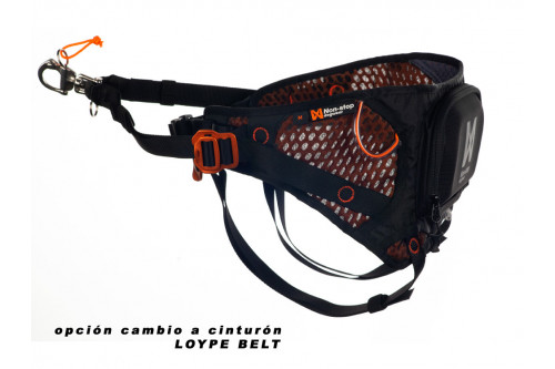 Pack, equipación canicross NANSE NOME CANIX BELT Non-Stop PLUS. canicross, bikejoring, incluye arnés, cinturón linea toma 5