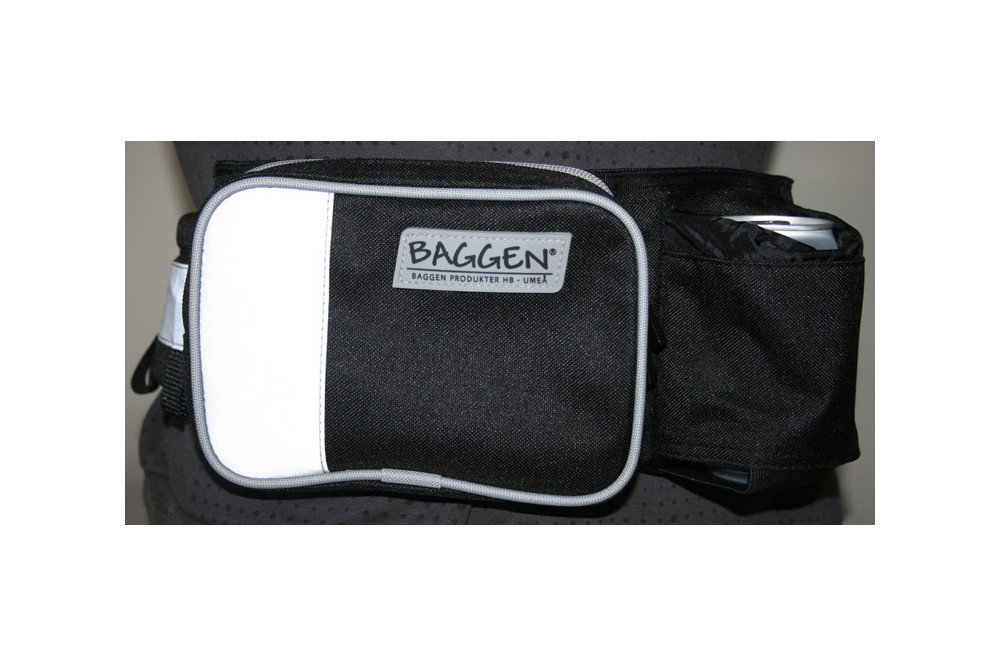 Cinturón de canicross y skijoring BAGGEN REFLEX.  cinturón confortable en competición.  cinturón para correr toma 5